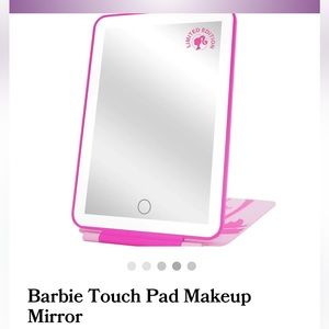 Barbie LED touch pad mini make up mirror